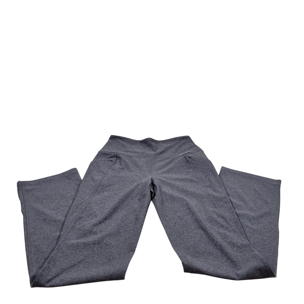 NWOT Eddie Bauer Yoga Pants Womens S Grey Excellent Wide Leg Side‎ Zip Pockets